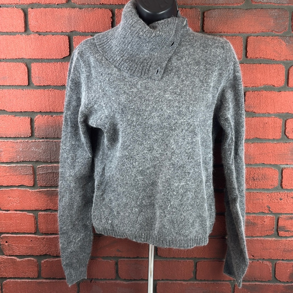 Fashion Bug Sweater‎ Womens Medium Grey Angora